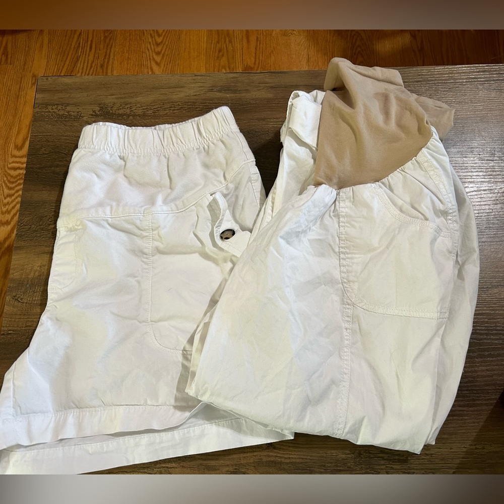 Maternity pants and shorts lot size XL